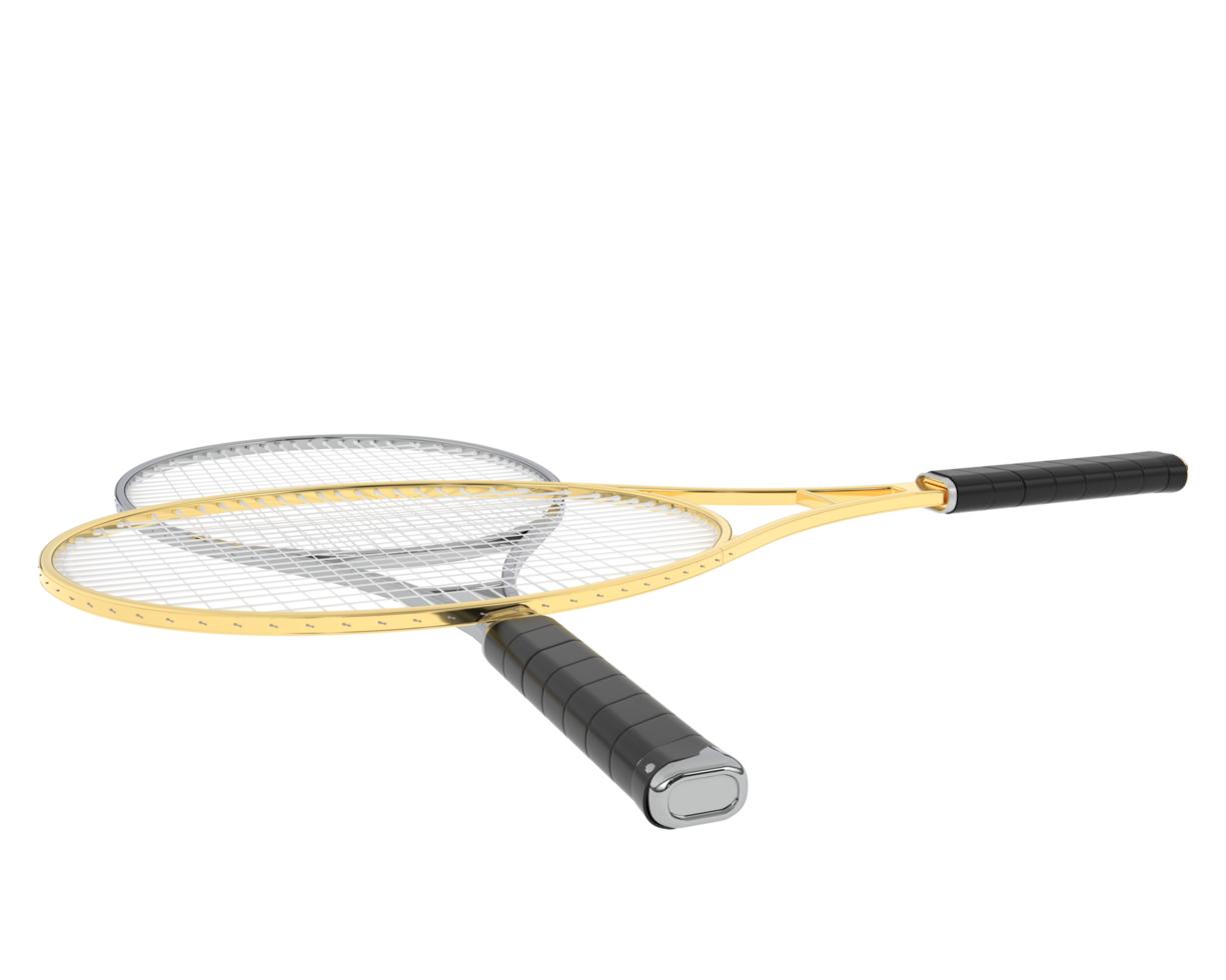 racchetta isolato su sfondo. 3d interpretazione - illustrazione png