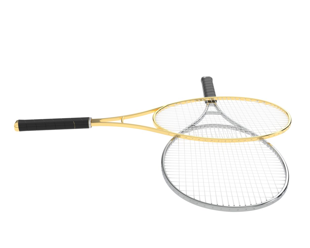 racchetta isolato su sfondo. 3d interpretazione - illustrazione png