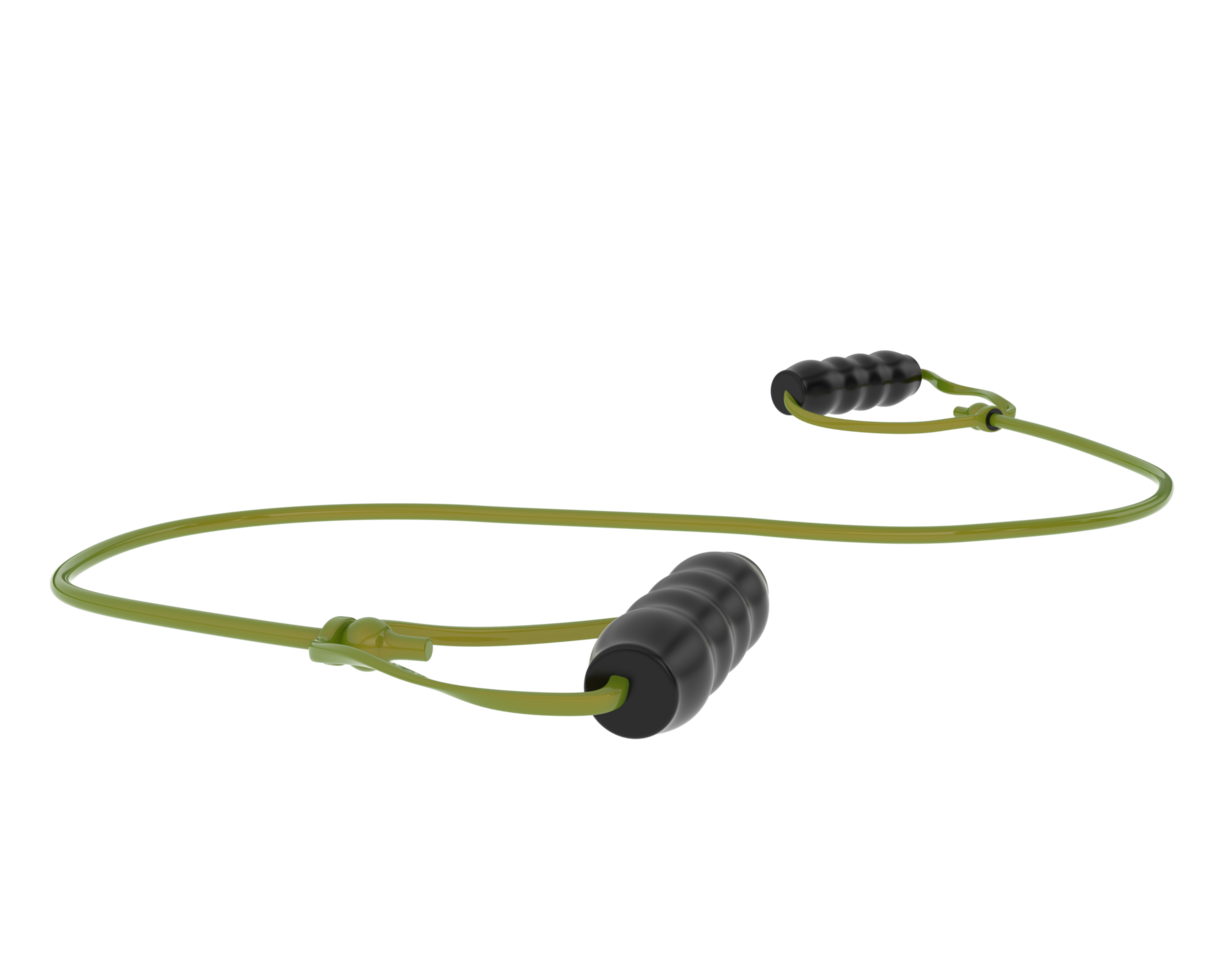 Elastic rope isolated on background. 3d rendering - illustration png