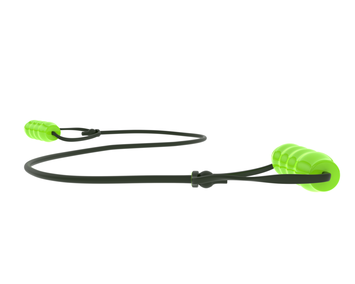 Elastic rope isolated on background. 3d rendering - illustration png