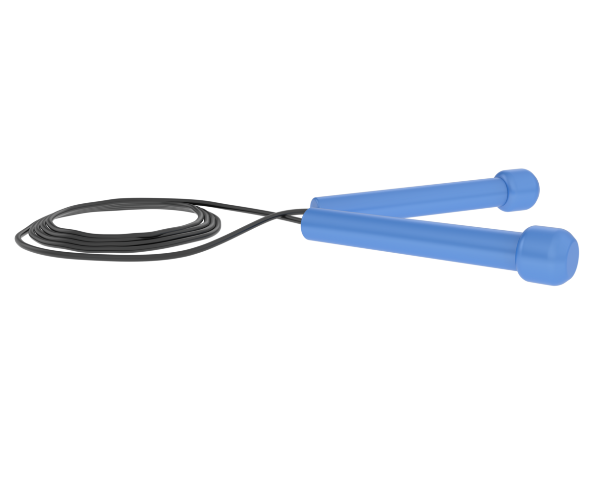 Jump rope isolated on background. 3d rendering - illustration png