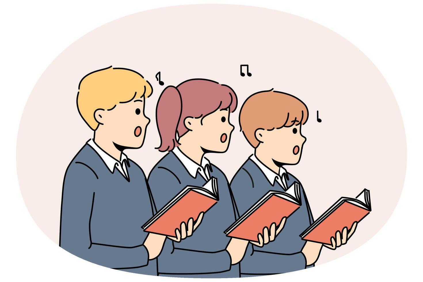 Small Children Sing In School Choir 46345328 Vector Art At Vecteezy Small Children Sing In School Choir 46345328 Vector Art At Vecteezy