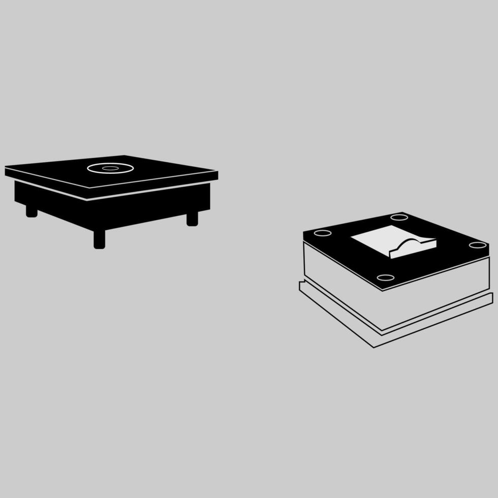 plastic injection molding icon vectors illustration symbol design