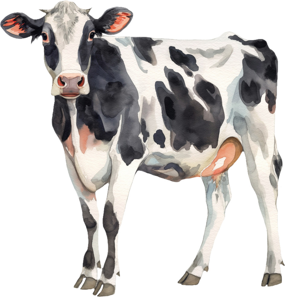 A cow is standing png