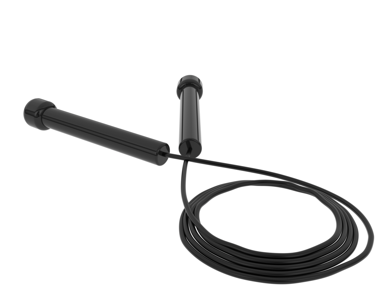 Jump rope isolated on background. 3d rendering - illustration png