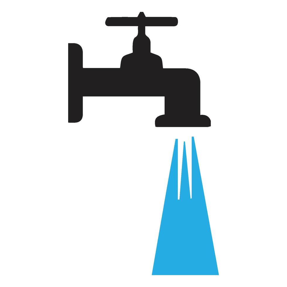 water faucet icon vectors illustration symbol design