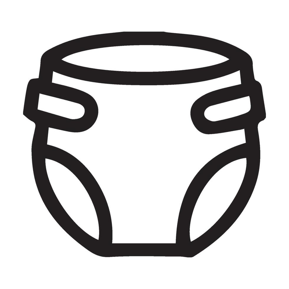 baby diaper icon vectors illustration symbol design