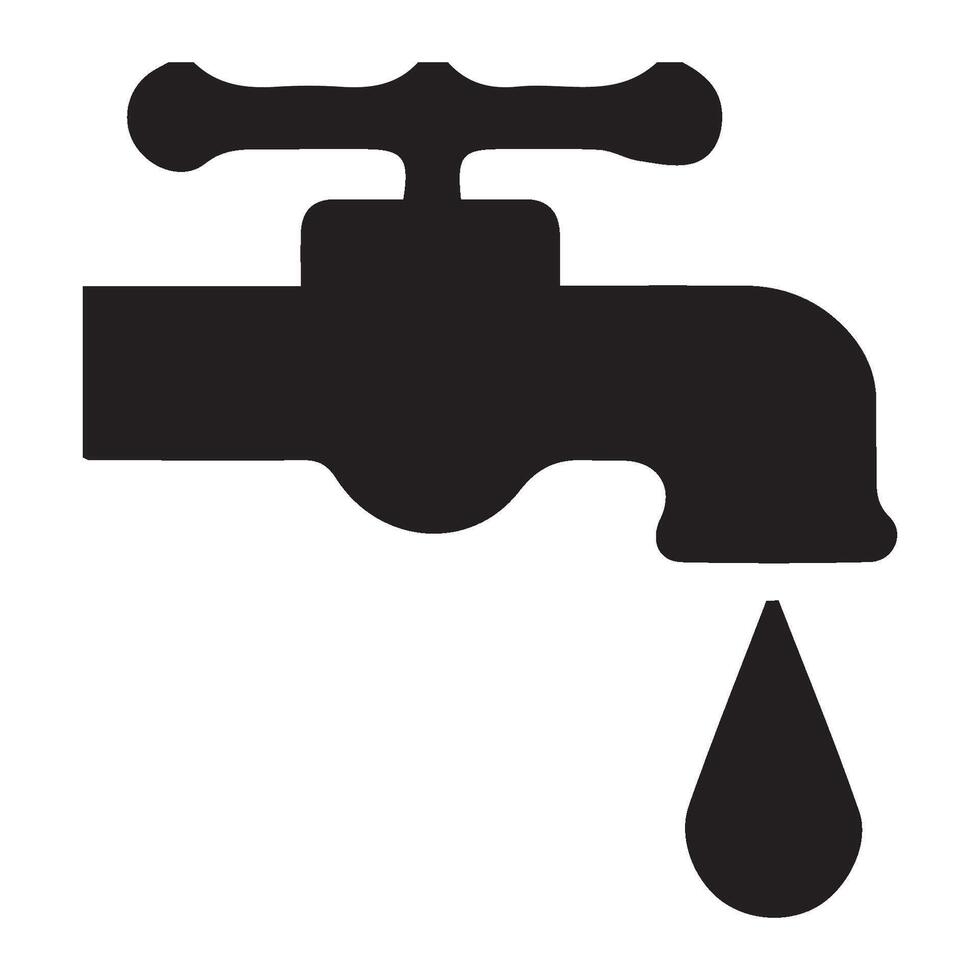 water faucet icon vectors illustration symbol design