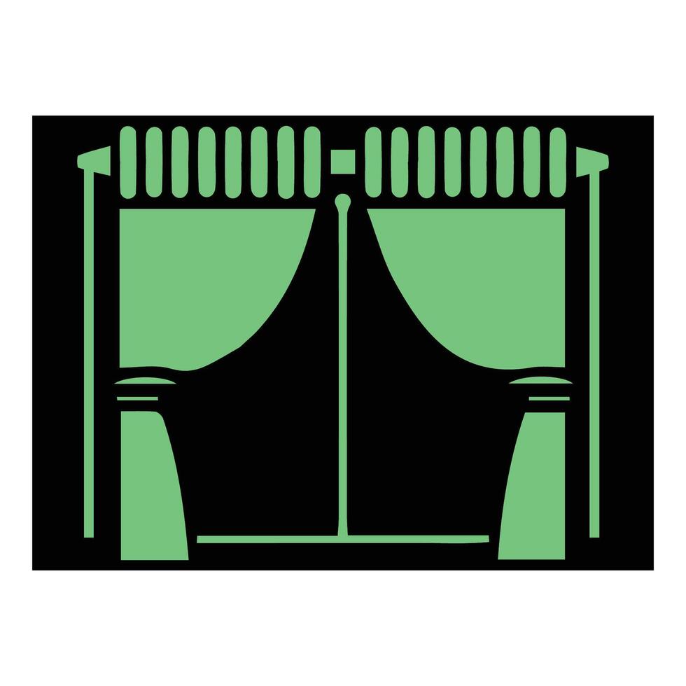 curtain icon vectors illustration symbol design