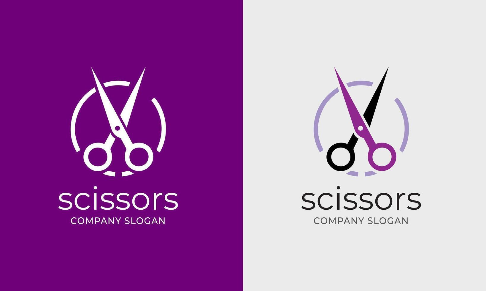 Scissors icon, tailor barber hair cut business tool logo element symbol Scissors photo vector