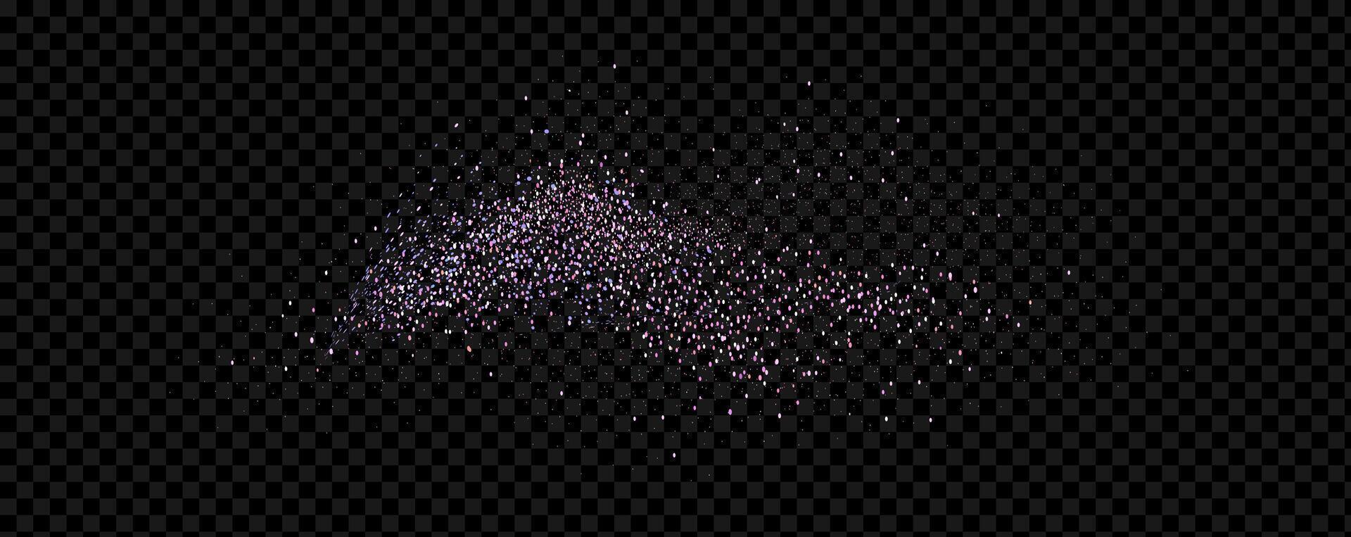 pink glitter brush vector