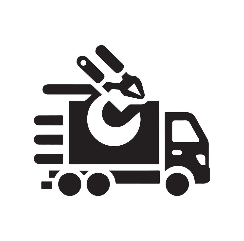 transport logo template illustration vector