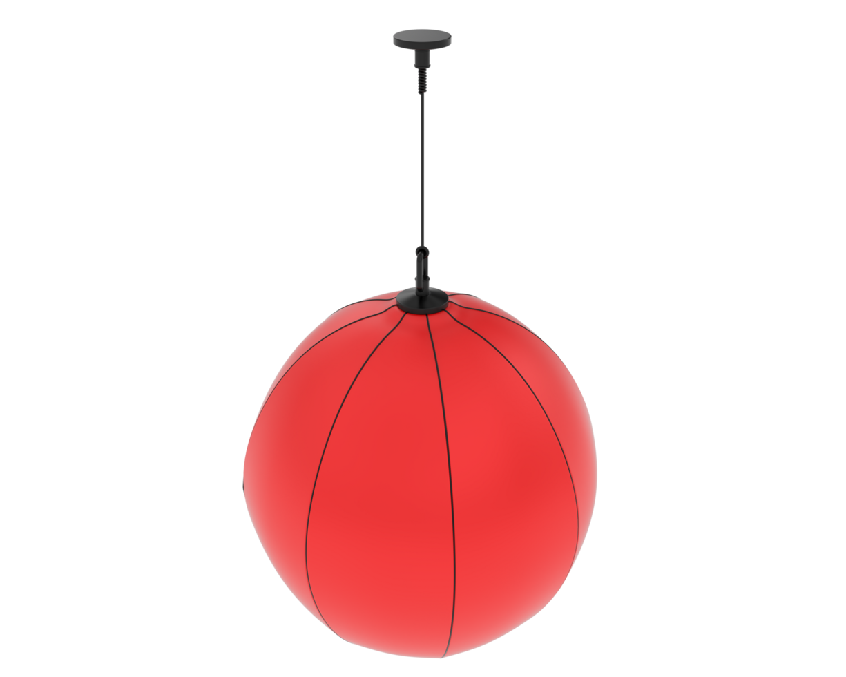 Punching bag isolated on background. 3d rendering - illustration png