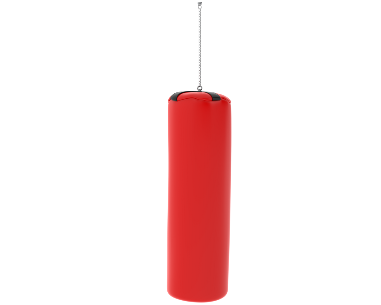 Punching bag isolated on background. 3d rendering - illustration png