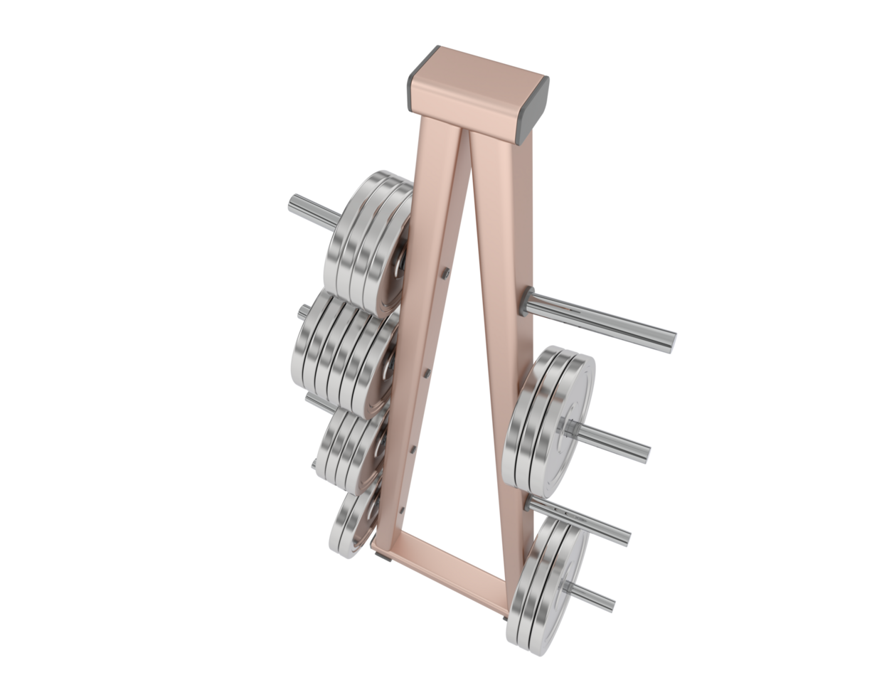 Weight tree isolated on background. 3d rendering - illustration png