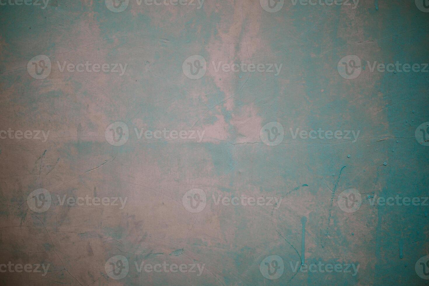 Wall painted with low-quality paint, showing signs of easy fading photo