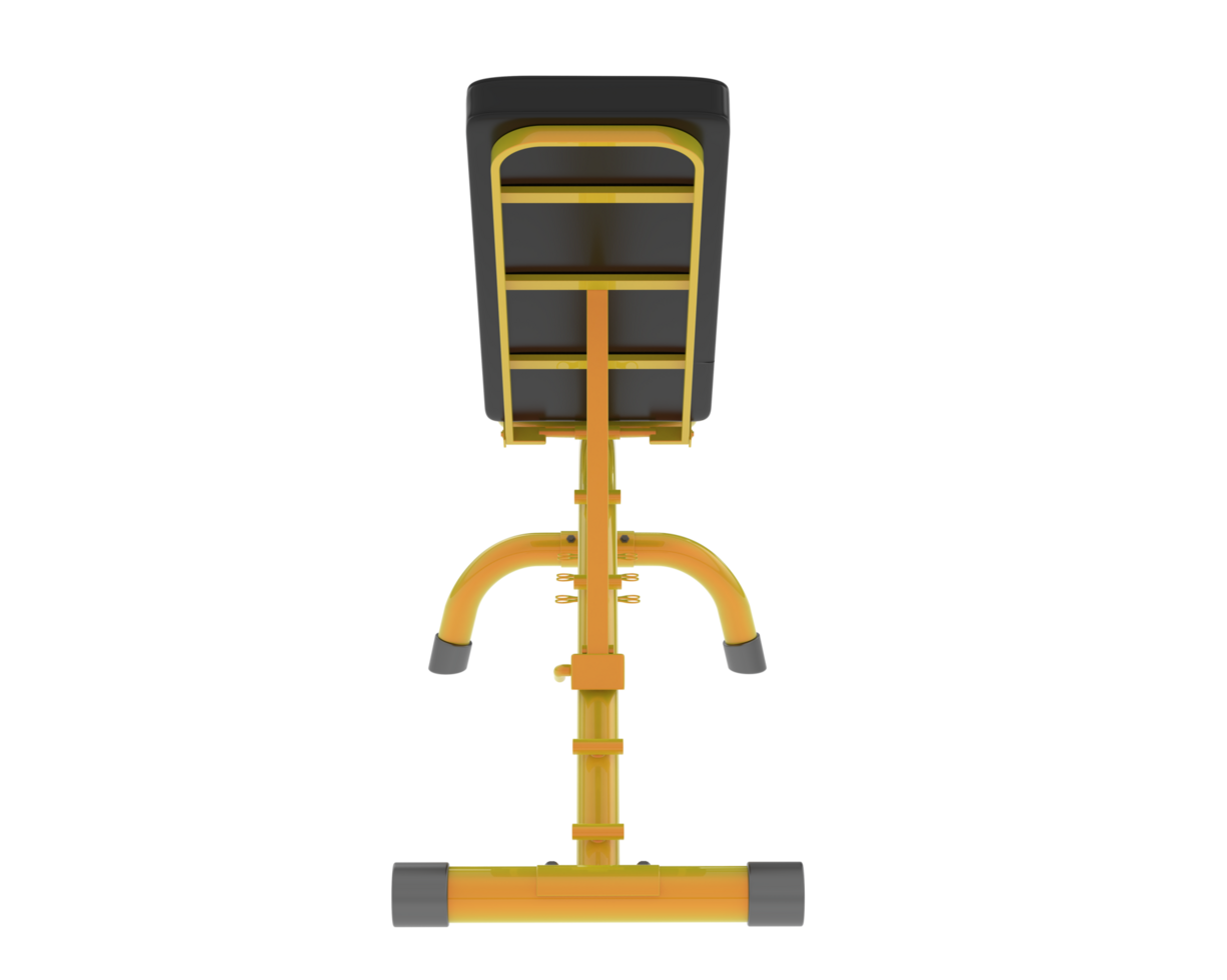 Gym bench isolated on background. 3d rendering - illustration png