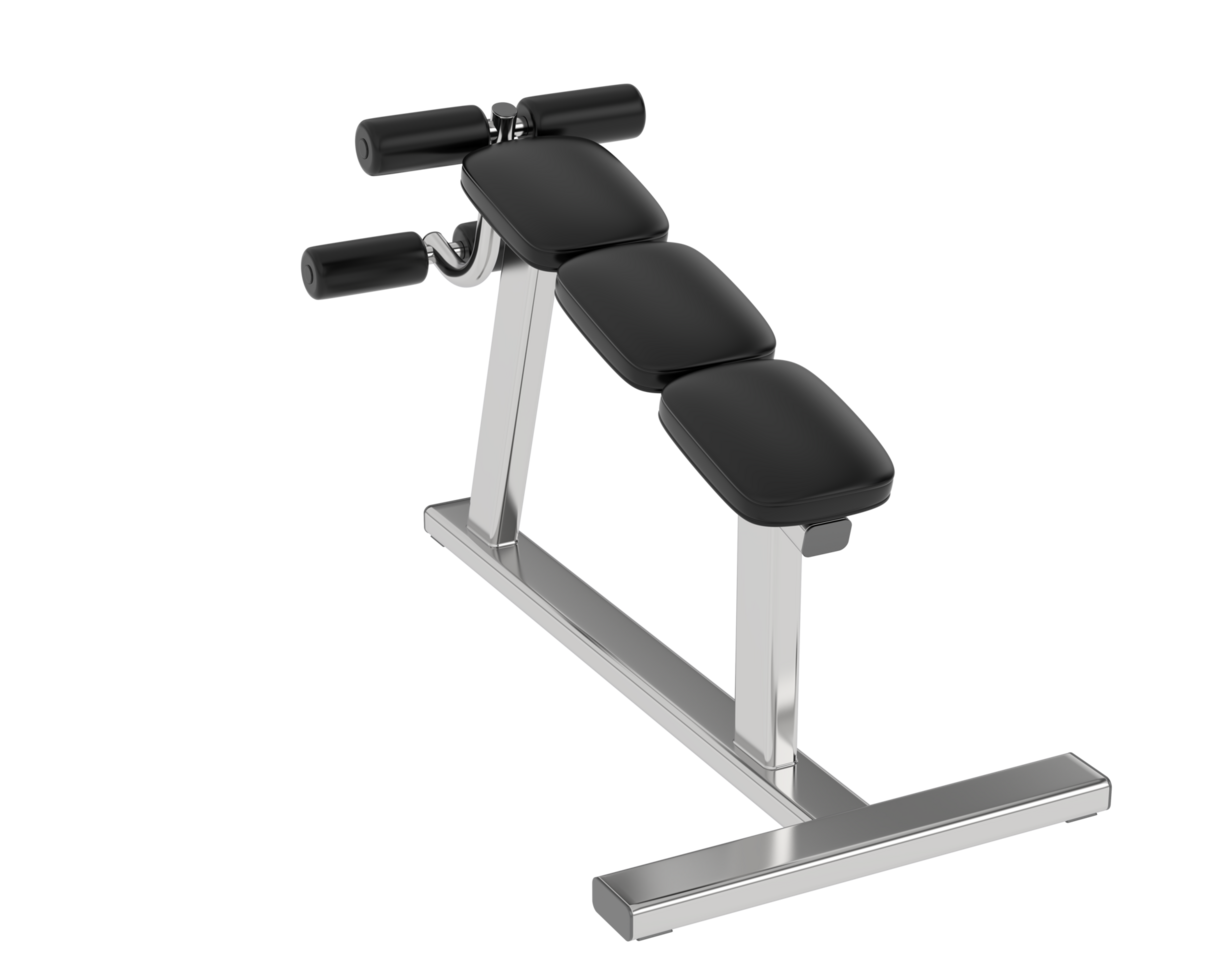 Gym bench isolated on background. 3d rendering - illustration png