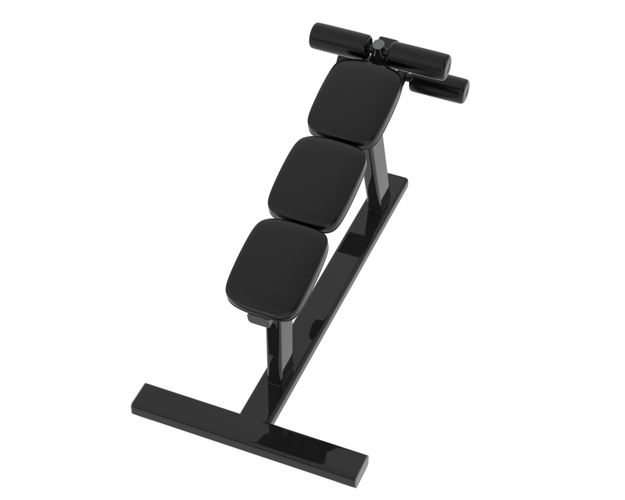 Gym bench isolated on background. 3d rendering - illustration png