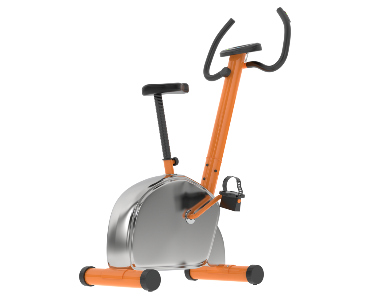 Elliptical device for gym isolated on background. 3d rendering - illustration png