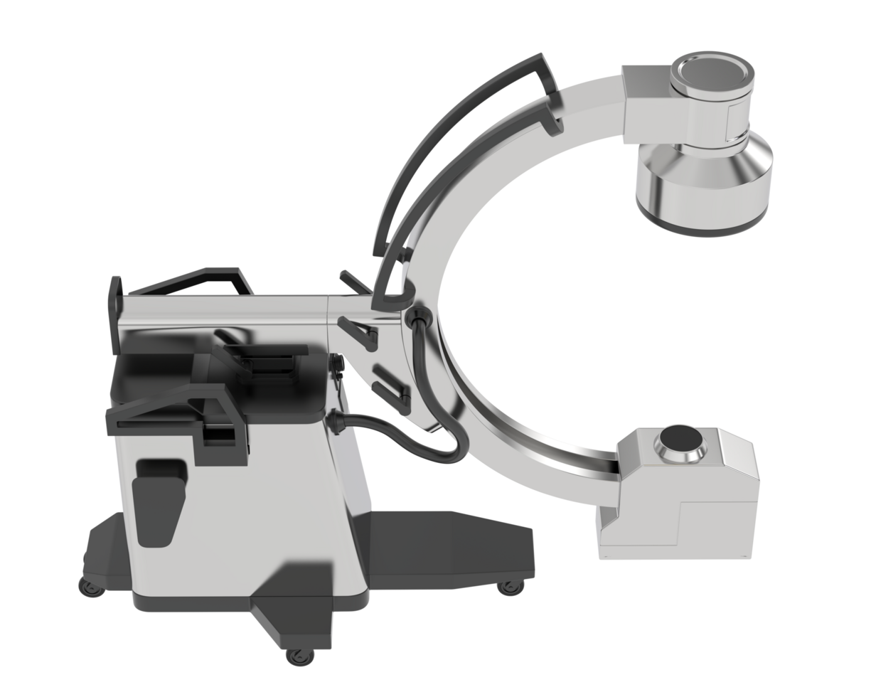 X-Ray machine isolated on background. 3d rendering - illustration png