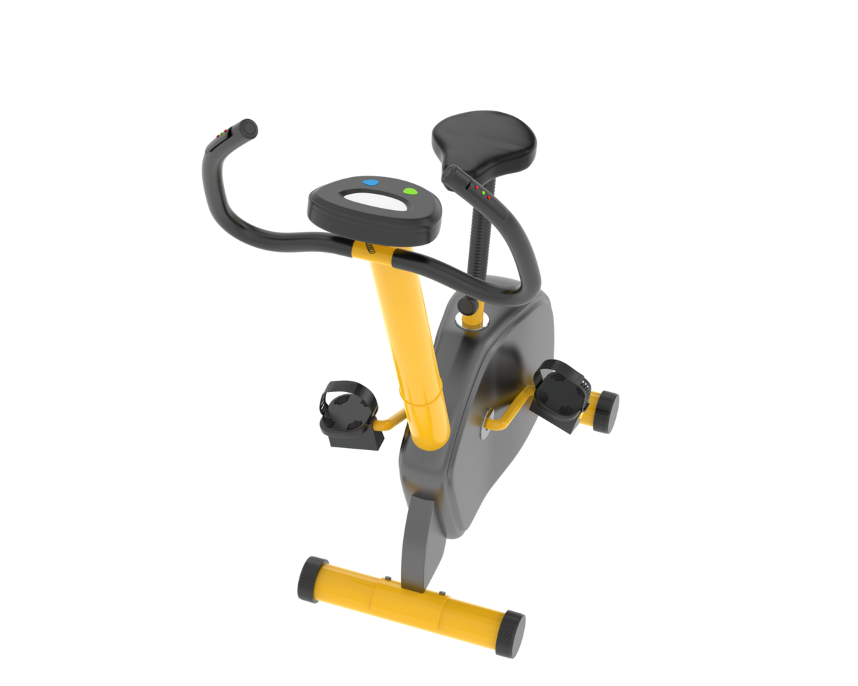 Elliptical device for gym isolated on background. 3d rendering - illustration png