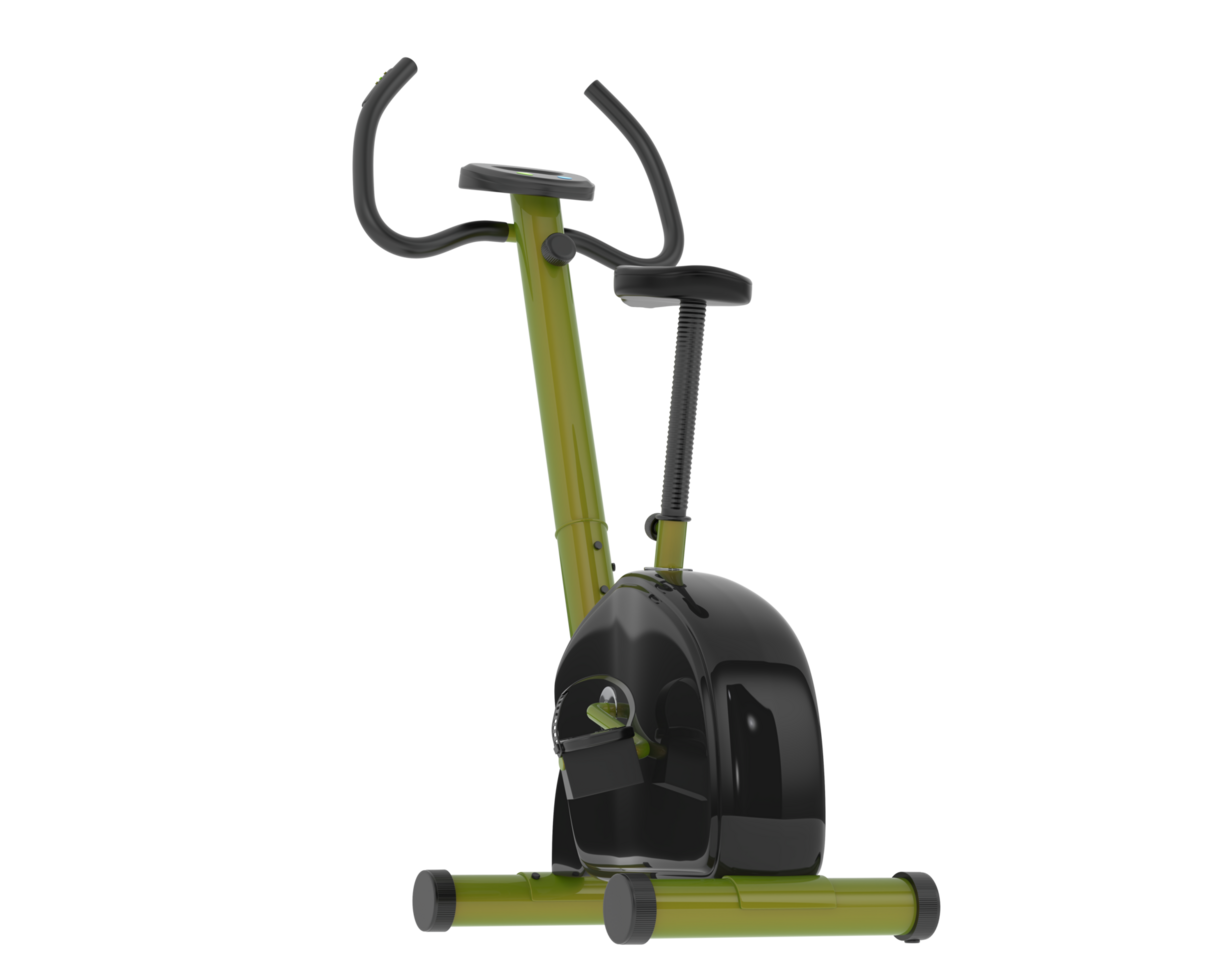 Elliptical device for gym isolated on background. 3d rendering - illustration png