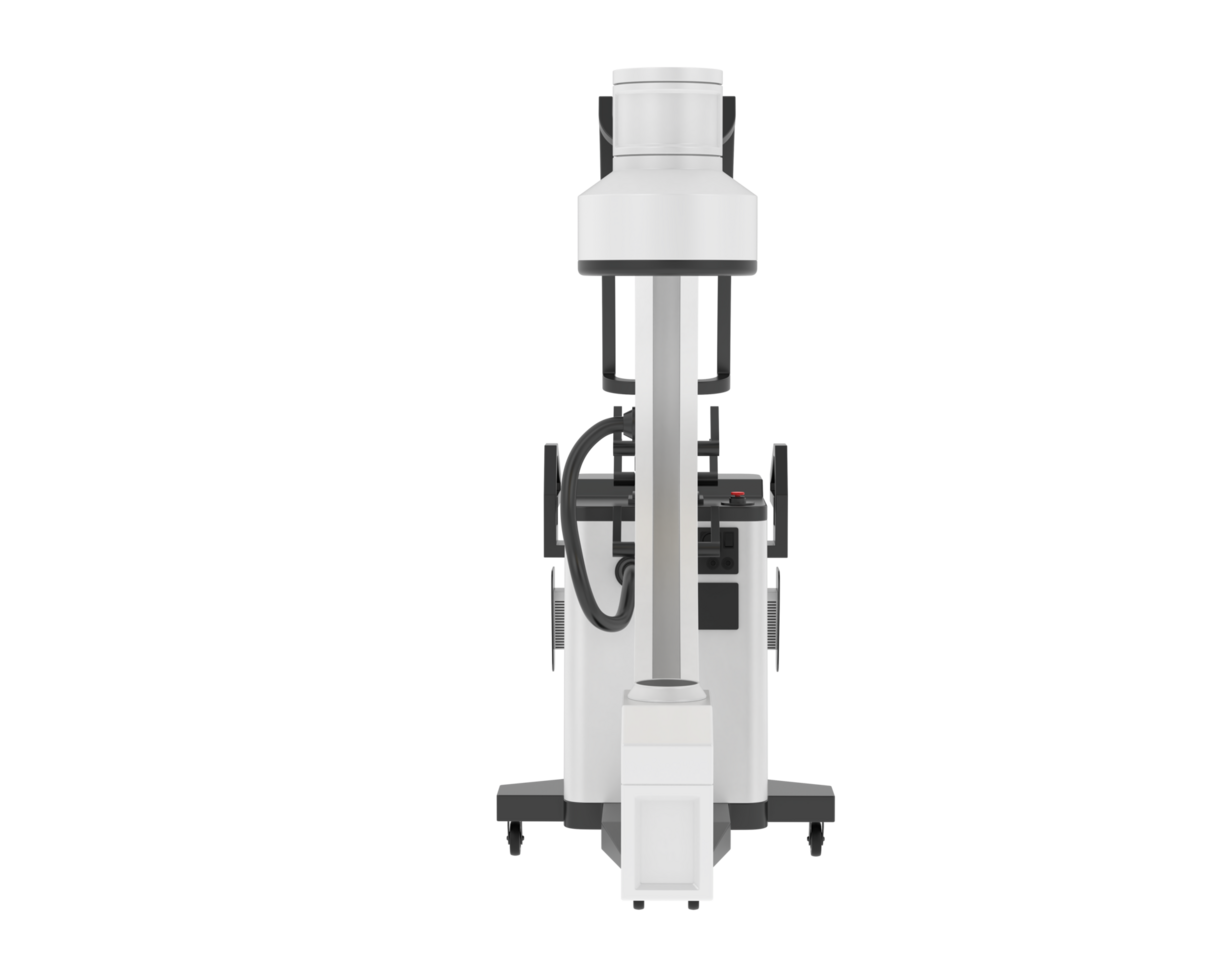 X-Ray machine isolated on background. 3d rendering - illustration png