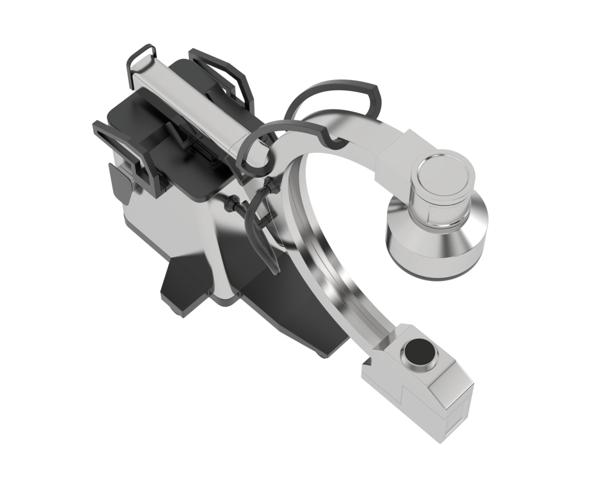 X-Ray machine isolated on background. 3d rendering - illustration png