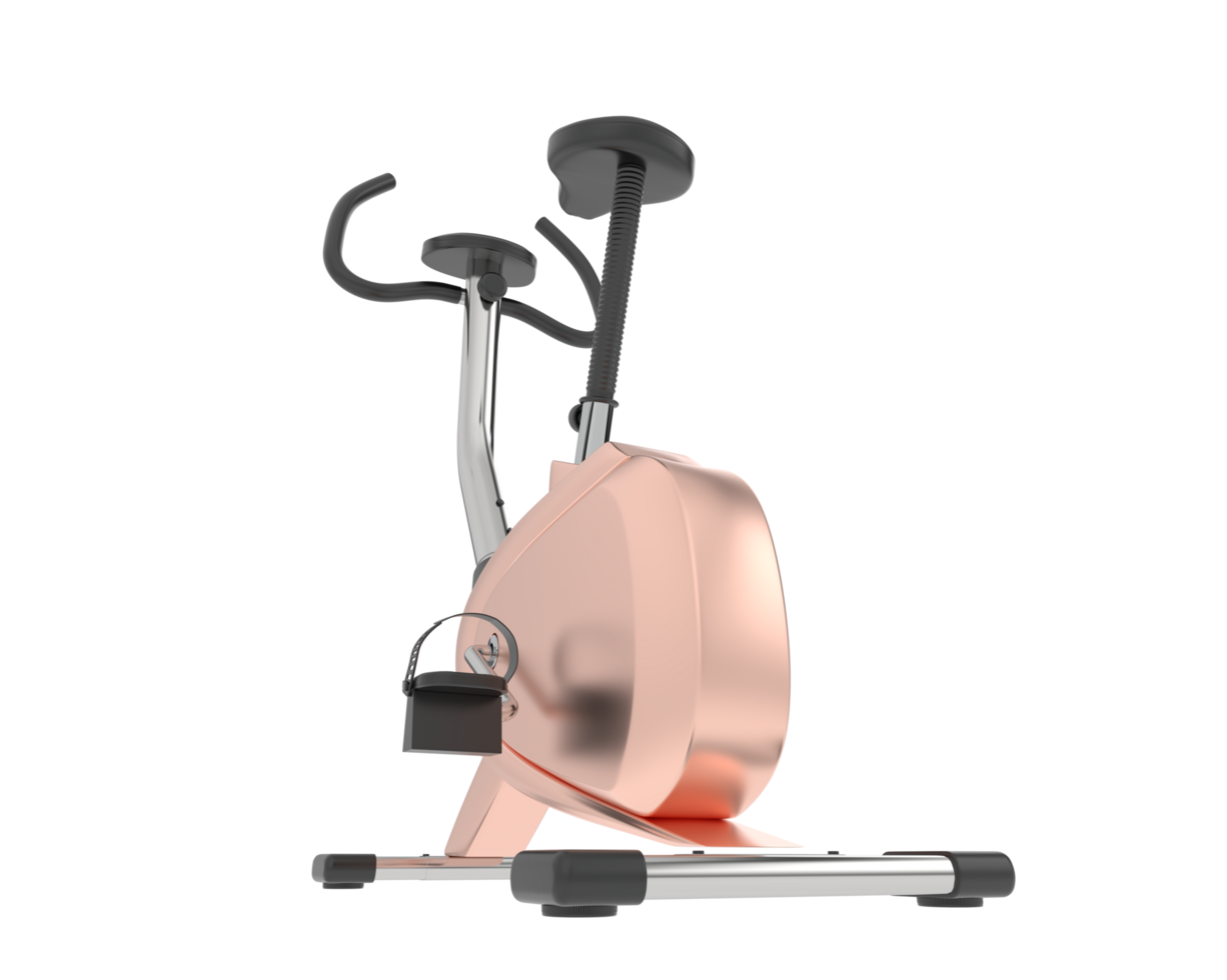 Gym bike isolated on background. 3d rendering - illustration png