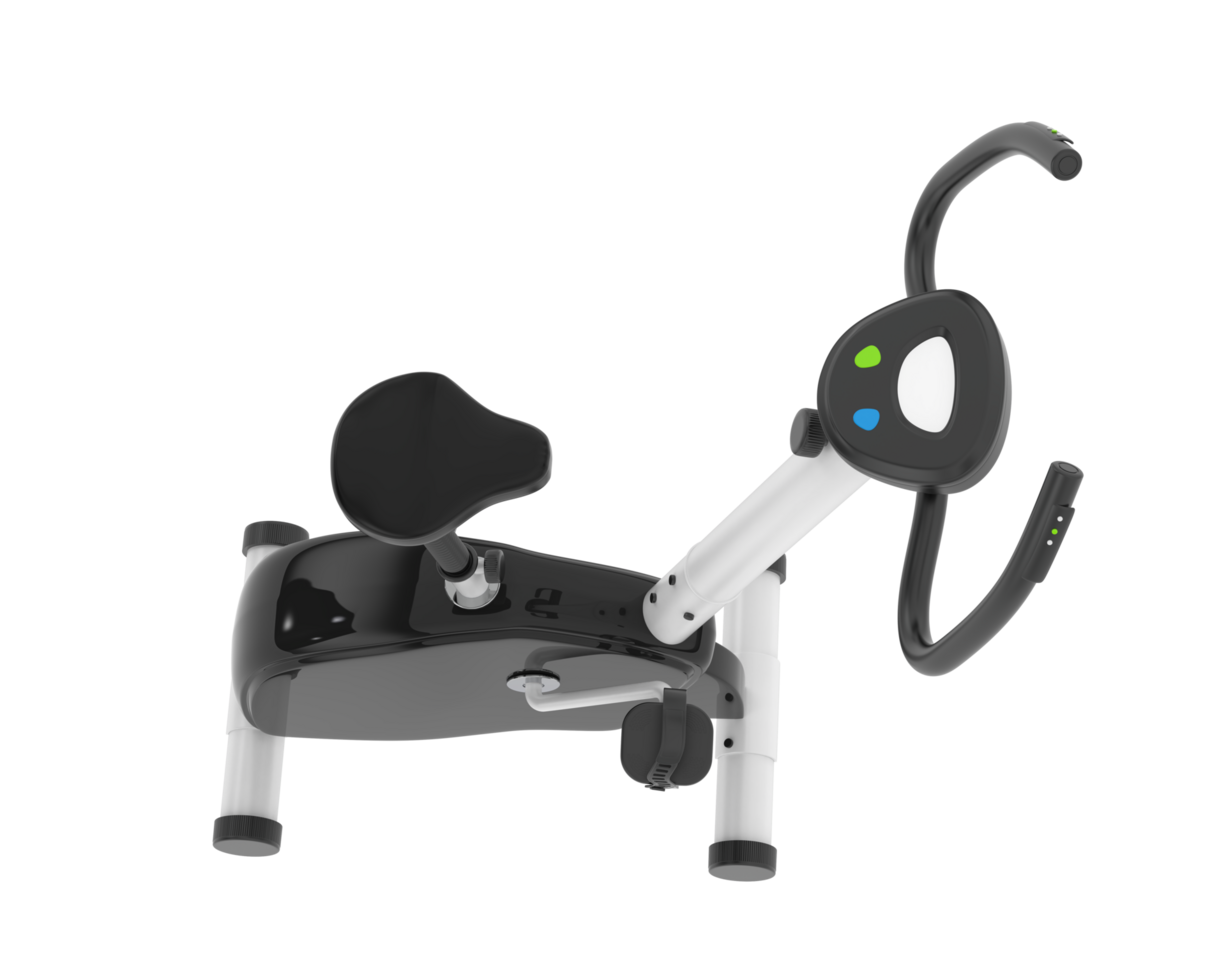 Elliptical device for gym isolated on background. 3d rendering - illustration png