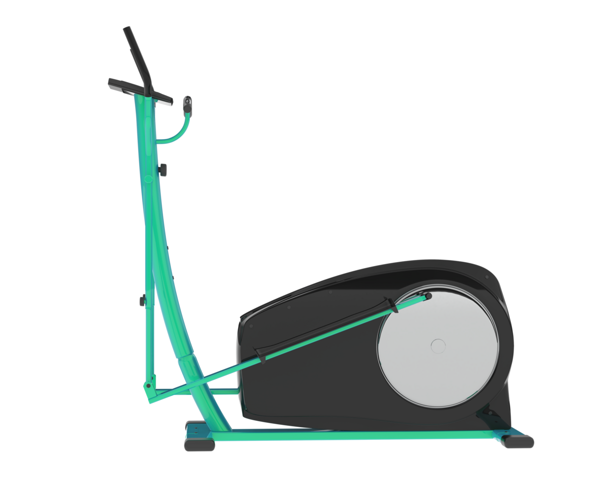 Gym bike isolated on background. 3d rendering - illustration png