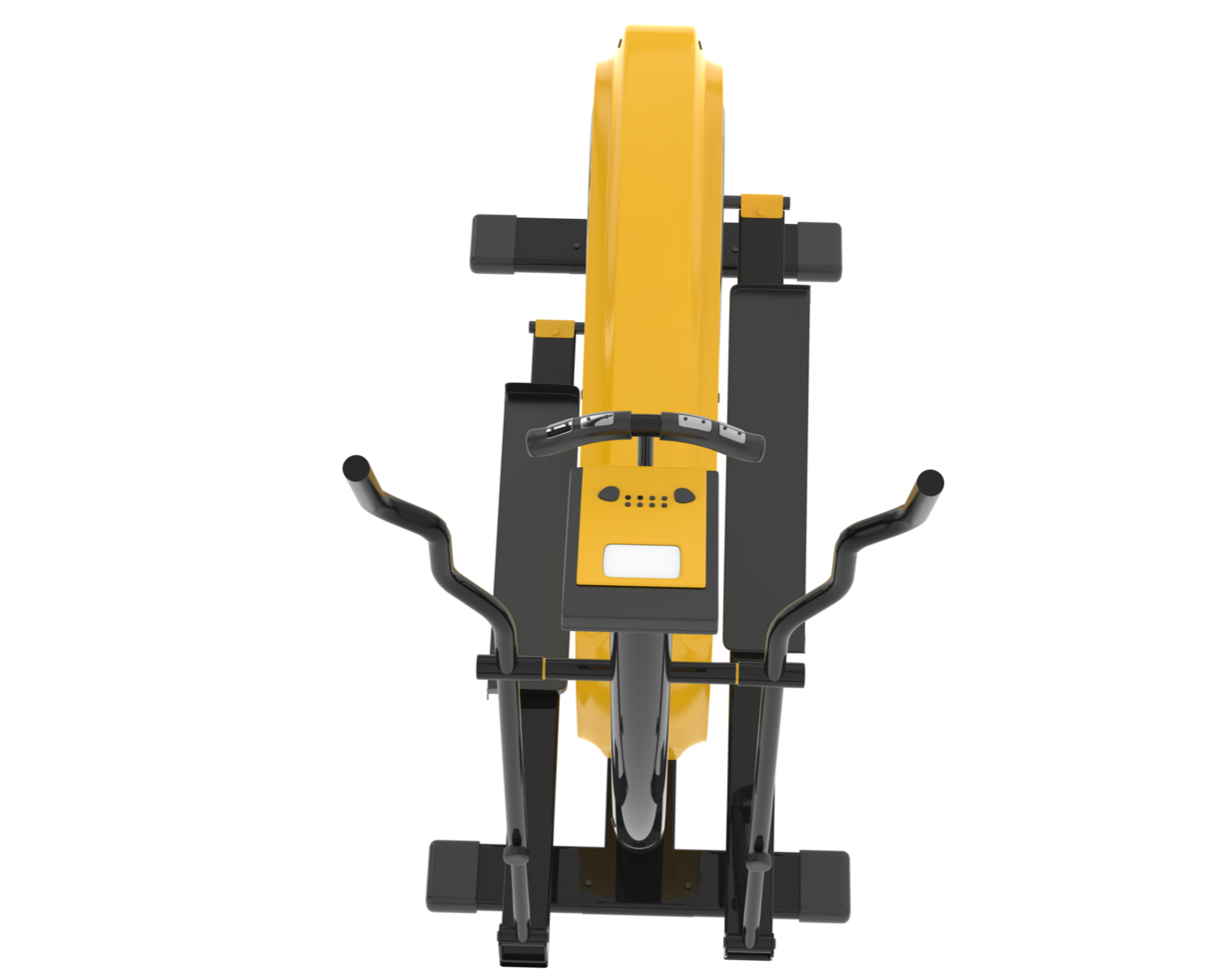 Gym bike isolated on background. 3d rendering - illustration png