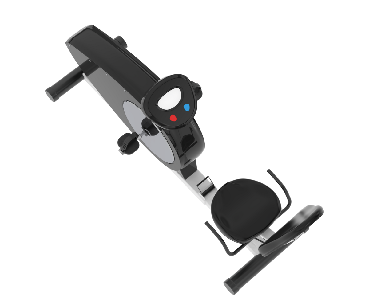 Gym bike isolated on background. 3d rendering - illustration png