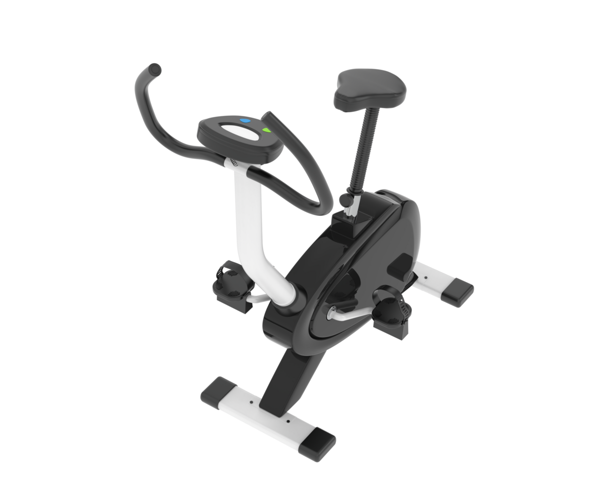Indoor magnetic bike isolated on background. 3d rendering - illustration png