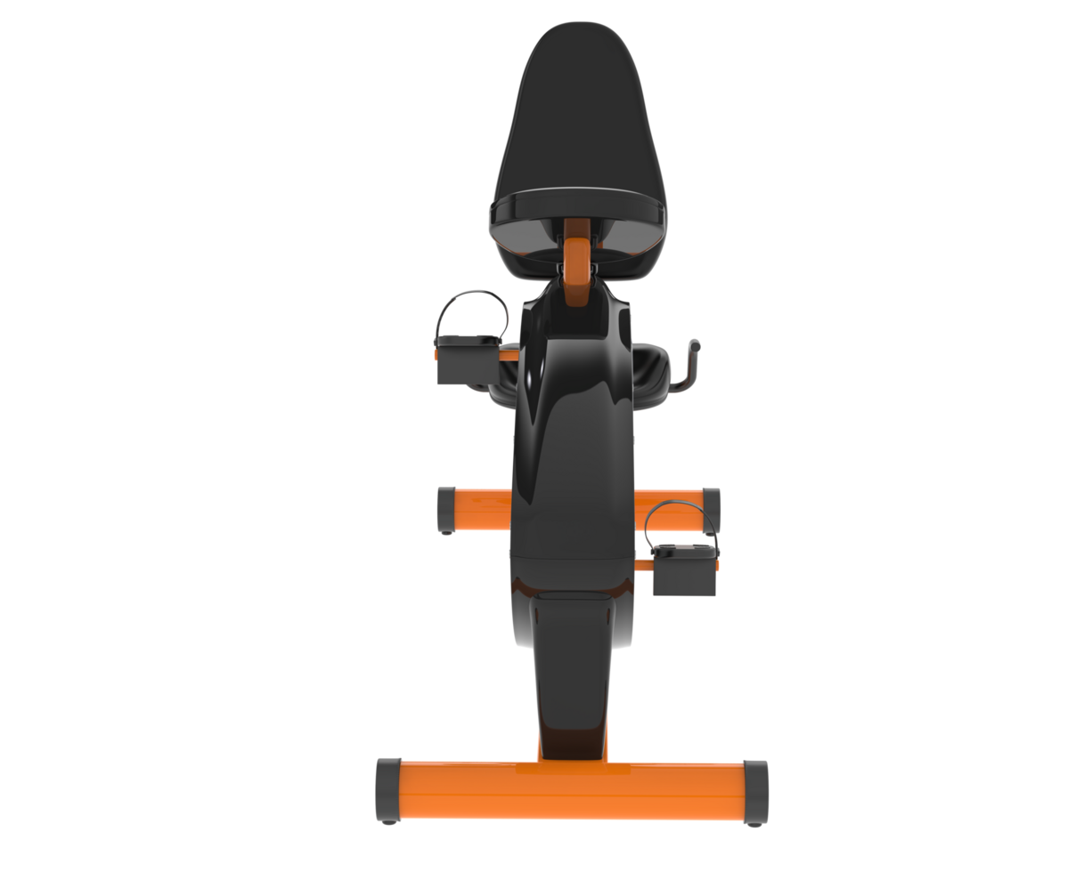 Gym bike isolated on background. 3d rendering - illustration png
