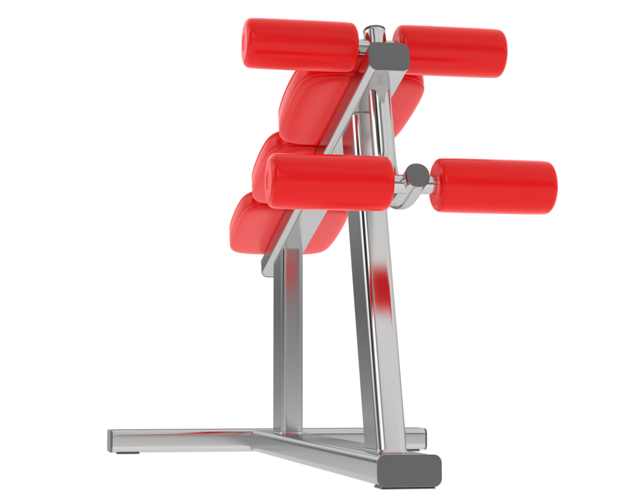 Gym bench isolated on background. 3d rendering - illustration png