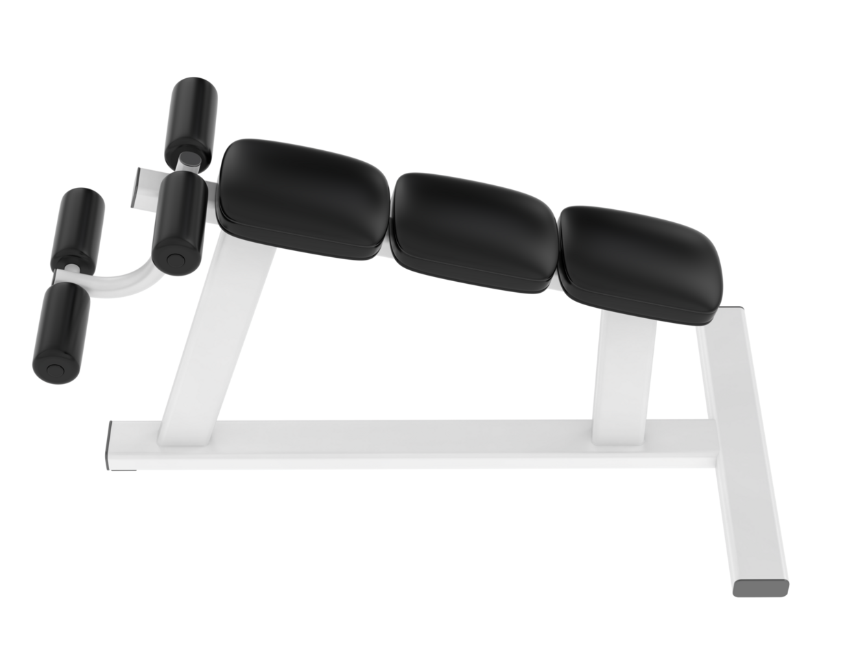 Gym bench isolated on background. 3d rendering - illustration png