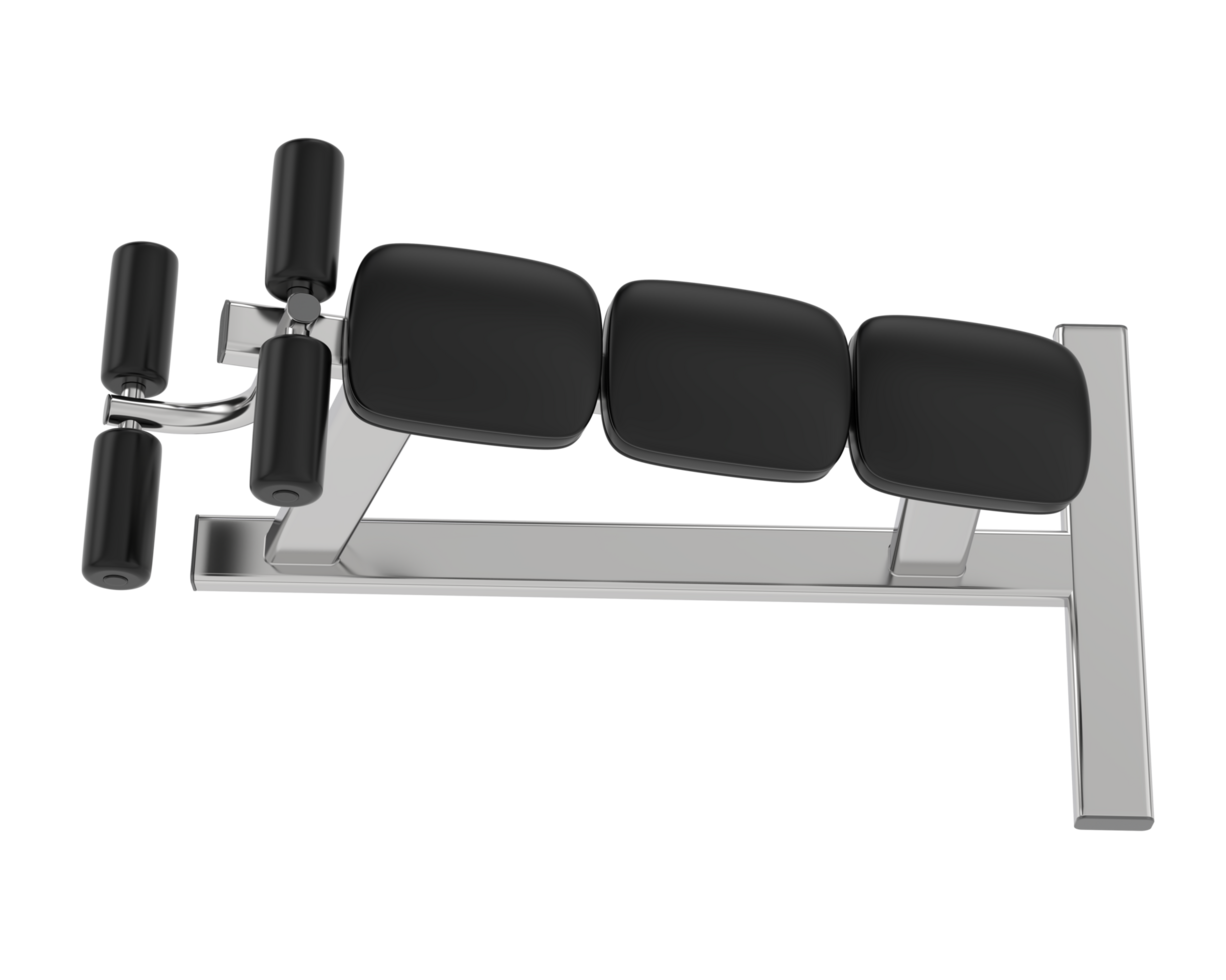 Gym bench isolated on background. 3d rendering - illustration png