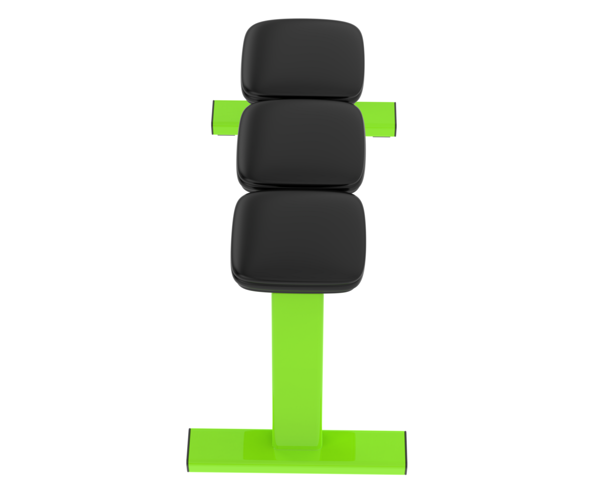 Gym bench isolated on background. 3d rendering - illustration png