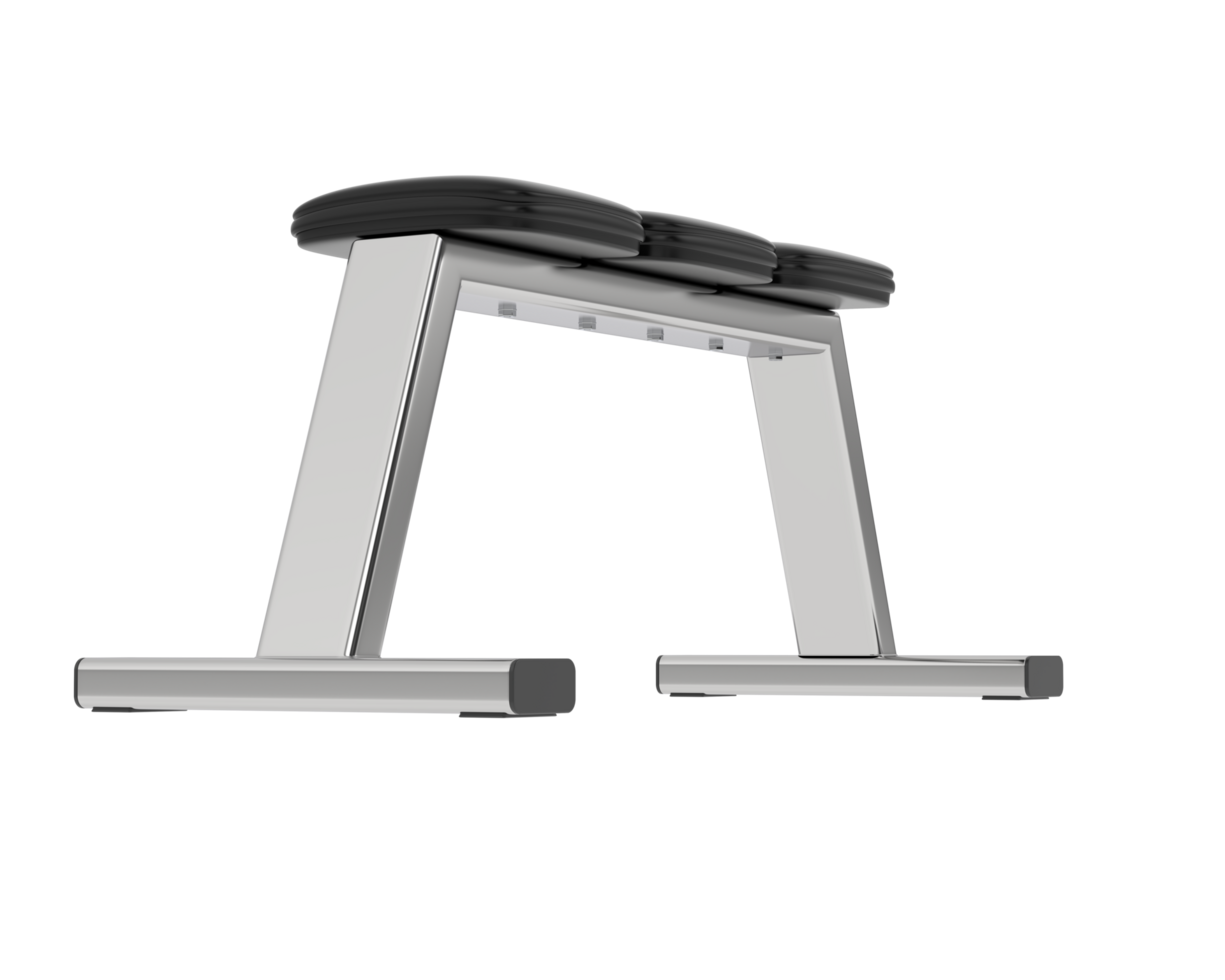 Gym bench isolated on background. 3d rendering - illustration png