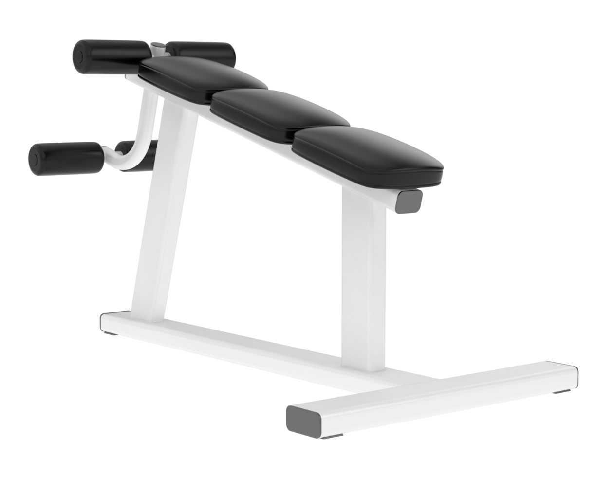 Gym bench isolated on background. 3d rendering - illustration png