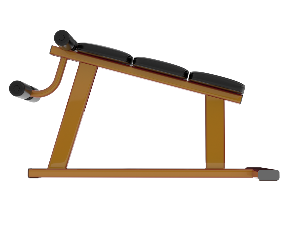 Gym bench isolated on background. 3d rendering - illustration png