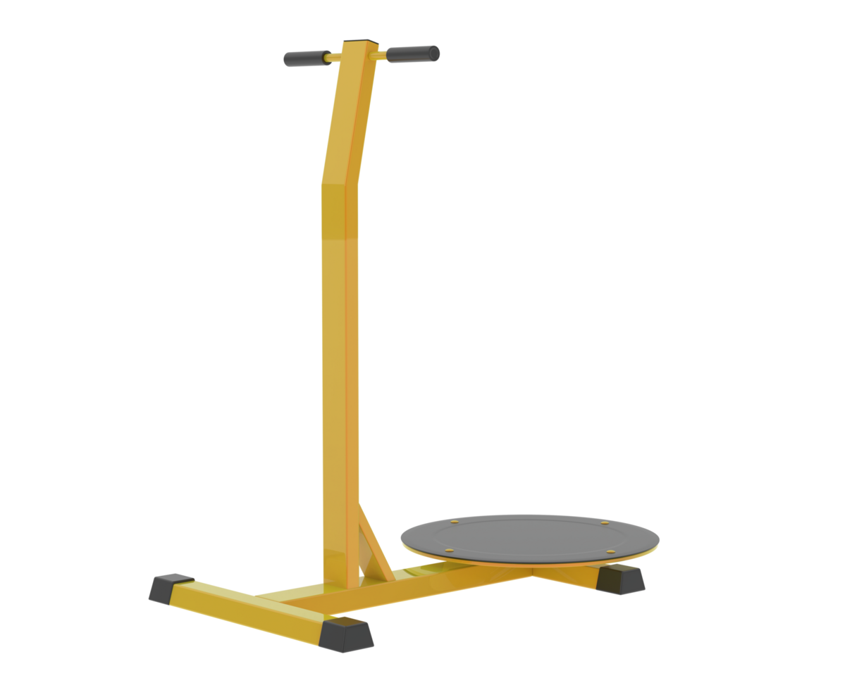 Gym steg isolerat på bakgrund. 3d tolkning - illustration png