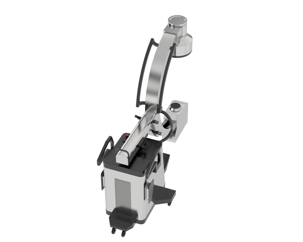X-Ray machine isolated on background. 3d rendering - illustration png