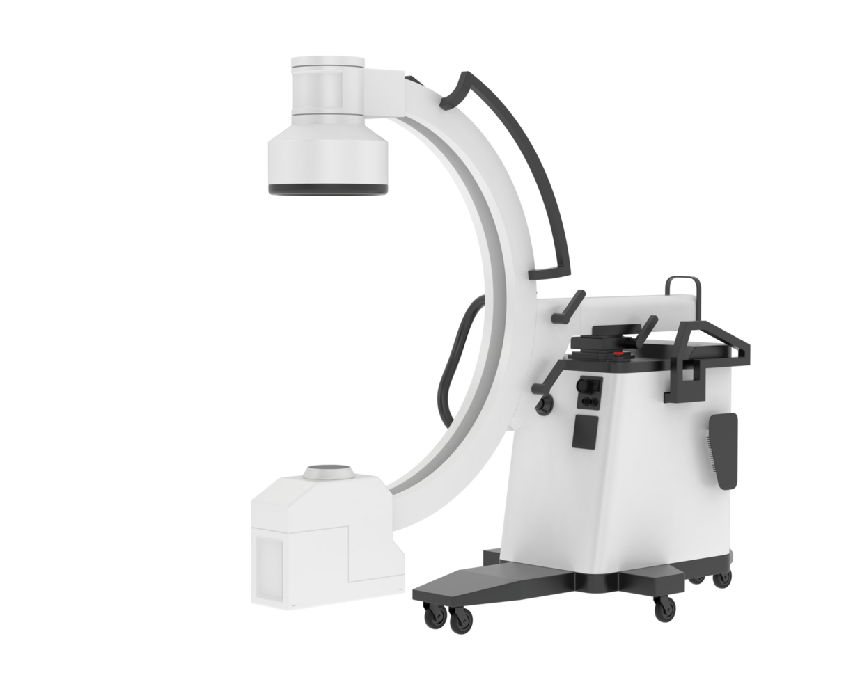 X-Ray machine isolated on background. 3d rendering - illustration png