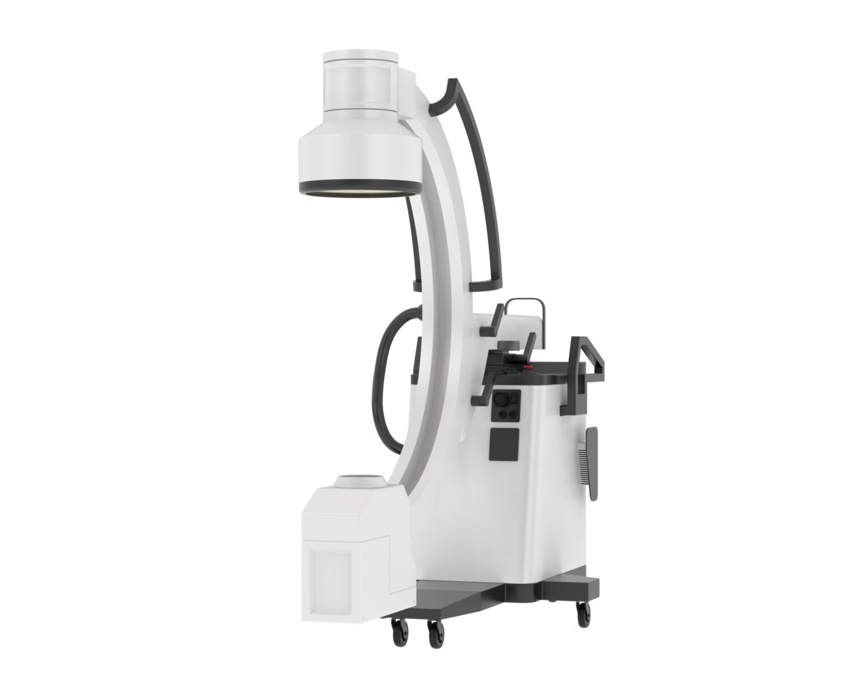 X-Ray machine isolated on background. 3d rendering - illustration png