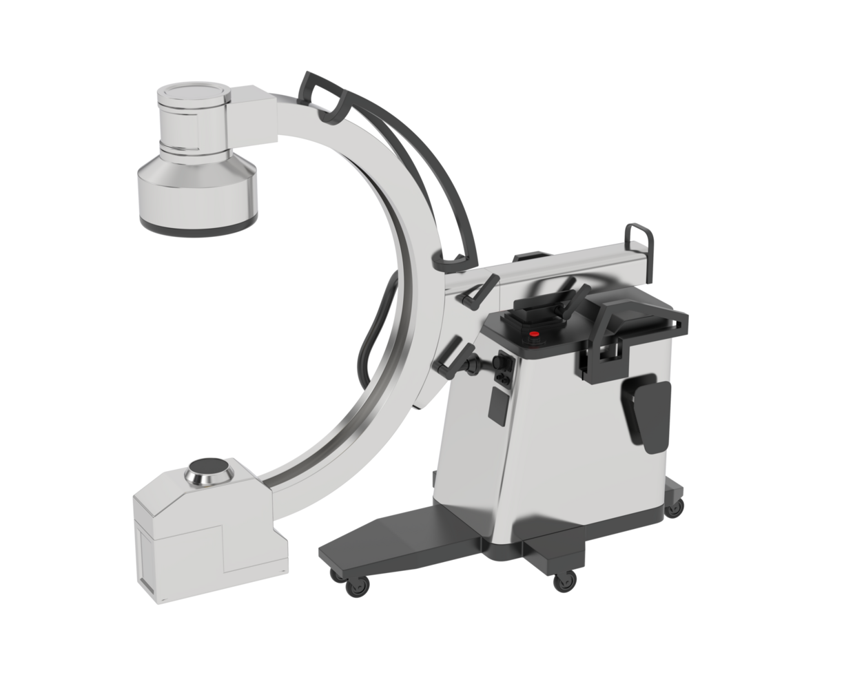 X-Ray machine isolated on background. 3d rendering - illustration png