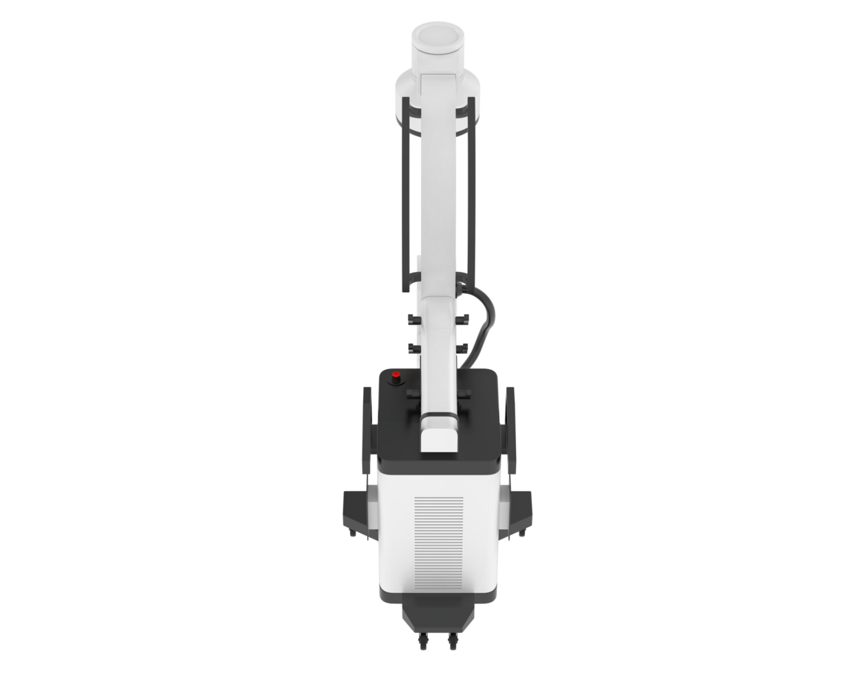 X-Ray machine isolated on background. 3d rendering - illustration png