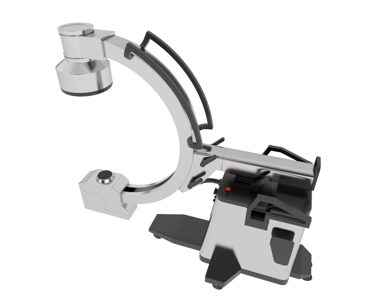 X-Ray machine isolated on background. 3d rendering - illustration png